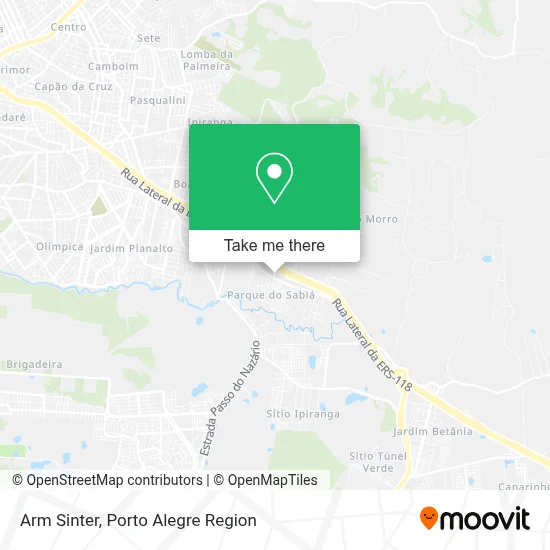 Arm Sinter map