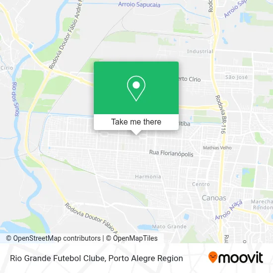 Rio Grande Futebol Clube map