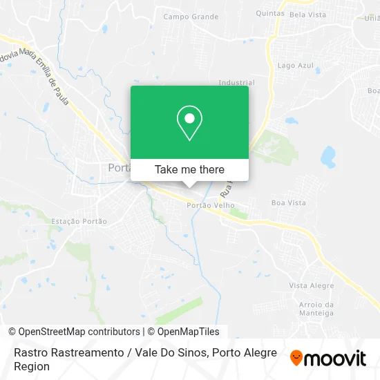 Rastro Rastreamento / Vale Do Sinos map