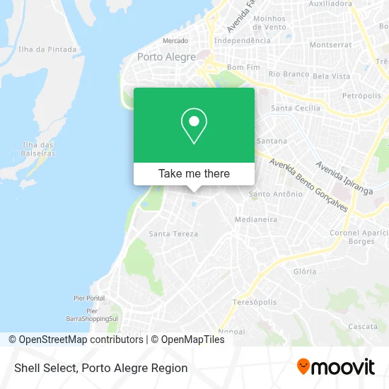 Shell Select map
