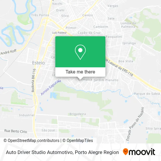 Auto Driver Studio Automotivo map