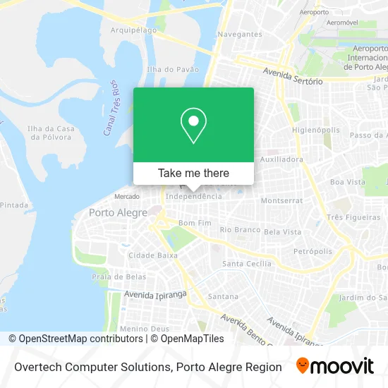 Overtech Computer Solutions map