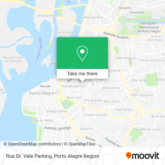 Rua Dr. Vale Parking map