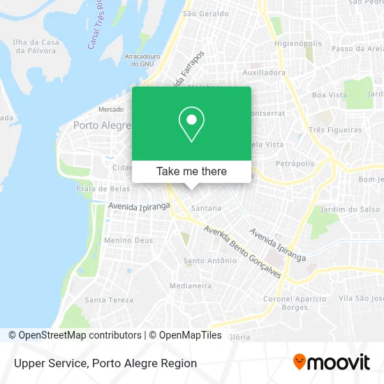 Upper Service map