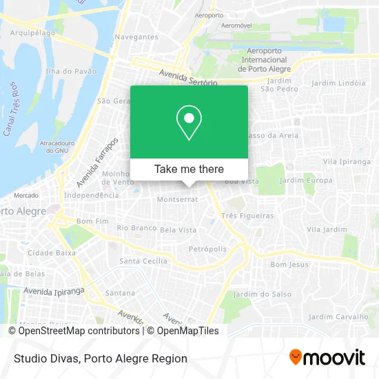 Studio Divas map