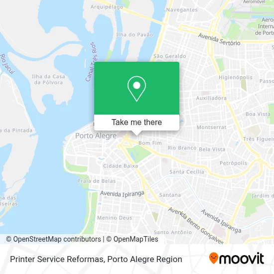 Printer Service Reformas map