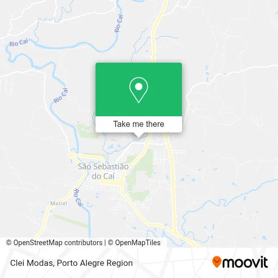 Clei Modas map