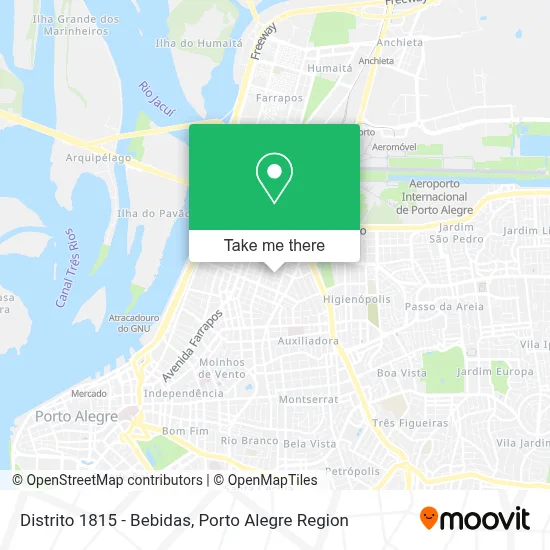 Distrito 1815 - Bebidas map