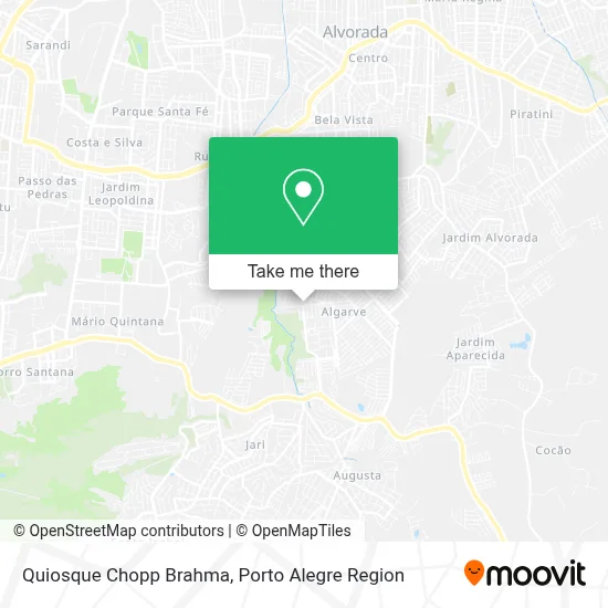 Quiosque Chopp Brahma map