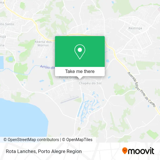 Rota Lanches map