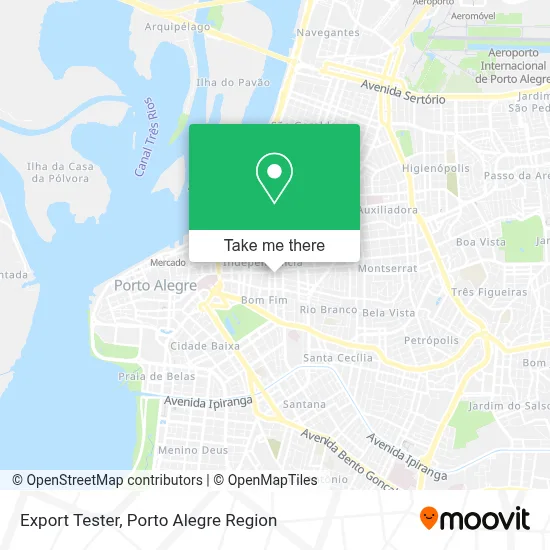Export Tester map