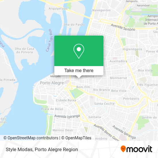 Style Modas map