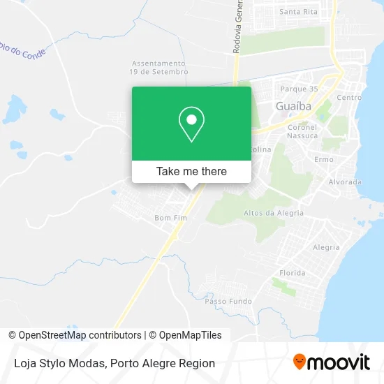 Loja Stylo Modas map