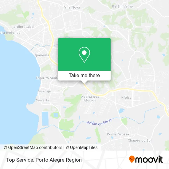 Top Service map