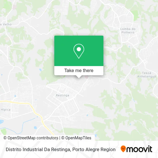 Distrito Industrial Da Restinga map