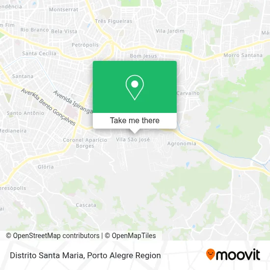 Distrito Santa Maria map