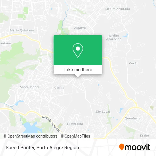 Speed Printer map