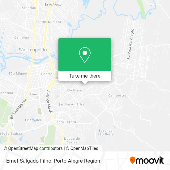 Emef Salgado Filho map