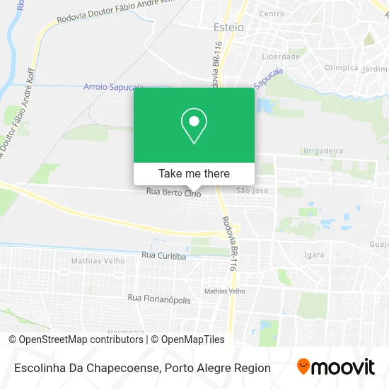 Escolinha Da Chapecoense map