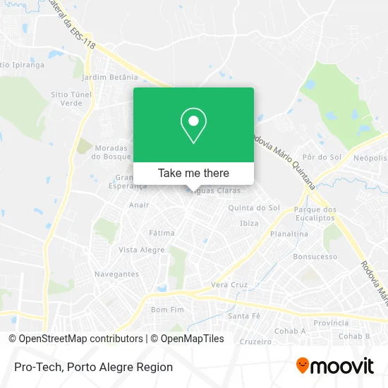 Pro-Tech map