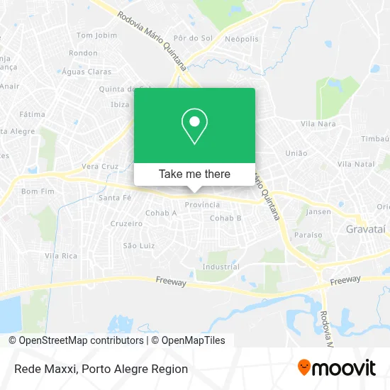 Rede Maxxi map