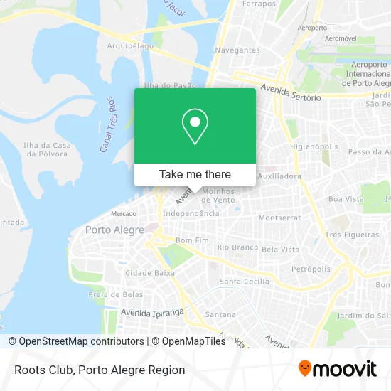 Roots Club map