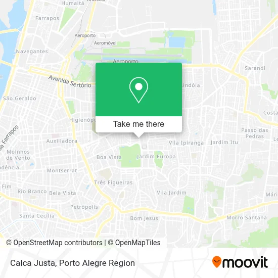 Calca Justa map