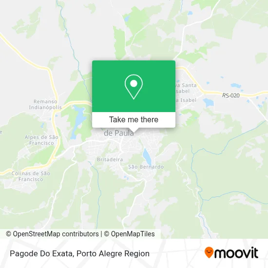 Pagode Do Exata map