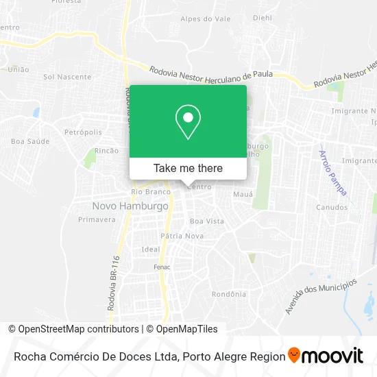 Rocha Comércio De Doces Ltda map