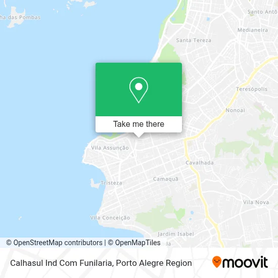 Calhasul Ind Com Funilaria map