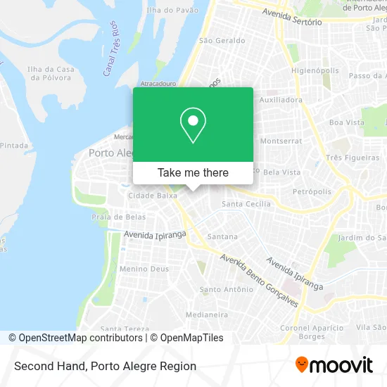 Second Hand map