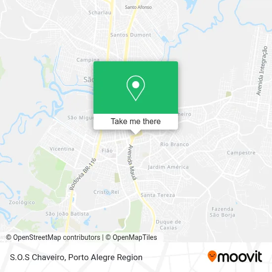 S.O.S Chaveiro map