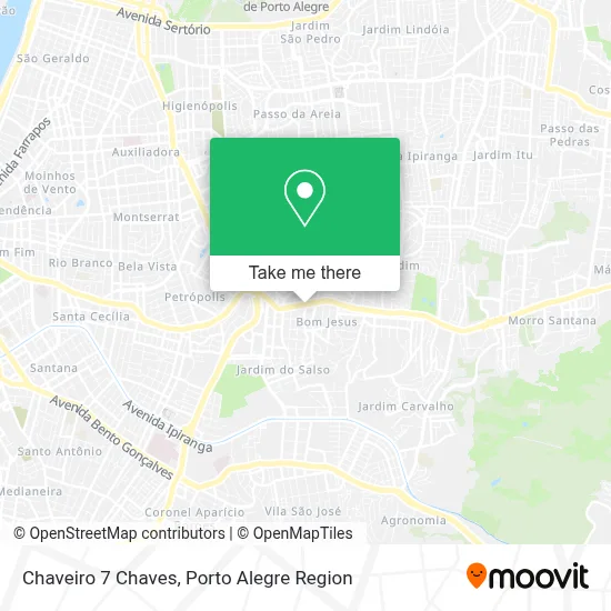 Chaveiro 7 Chaves map
