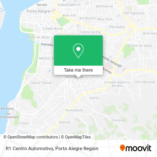 R1 Centro Automotivo map