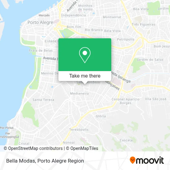 Bella Modas map