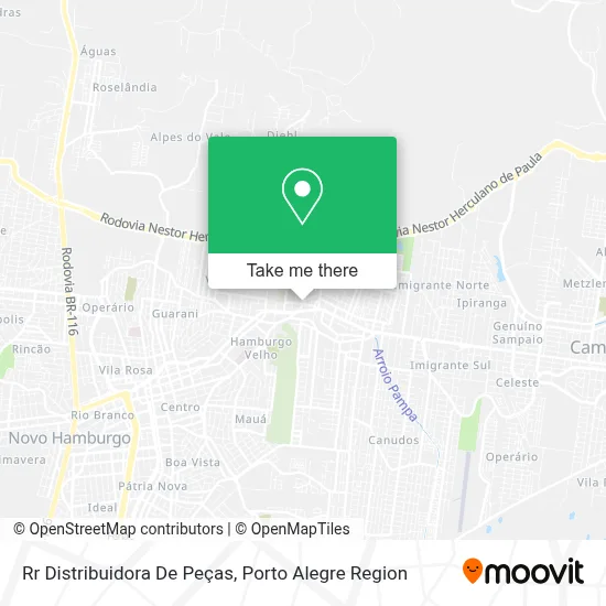 Rr Distribuidora De Peças map