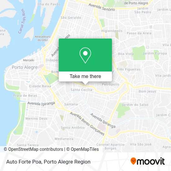 Auto Forte Poa map