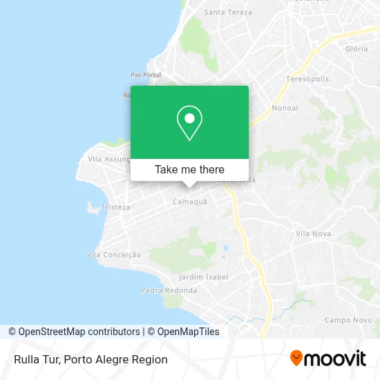 Rulla Tur map