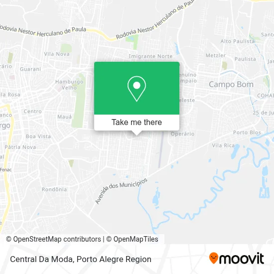 Central Da Moda map