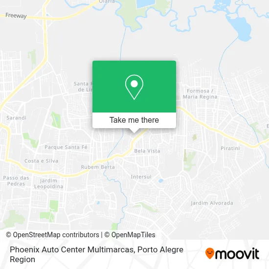 Phoenix Auto Center Multimarcas map