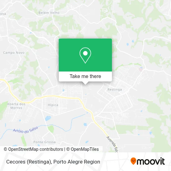 Cecores (Restinga) map