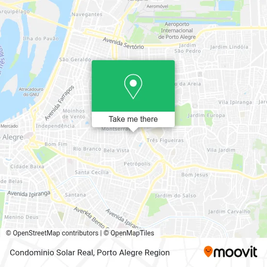 Condominio Solar Real map