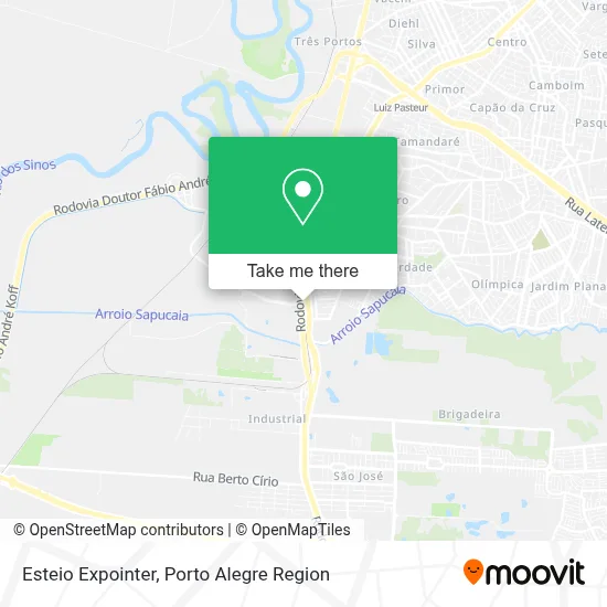 Esteio Expointer map