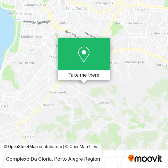 Complexo Da Gloria map