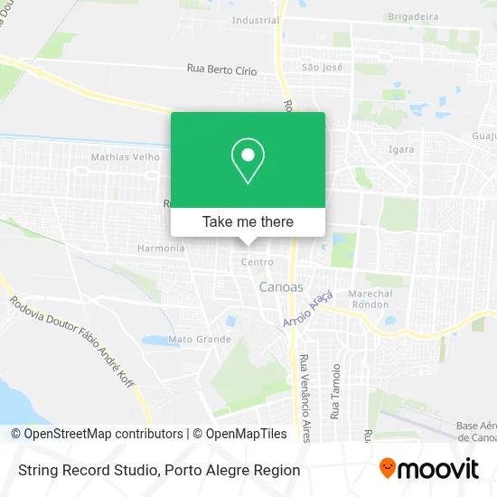 String Record Studio map