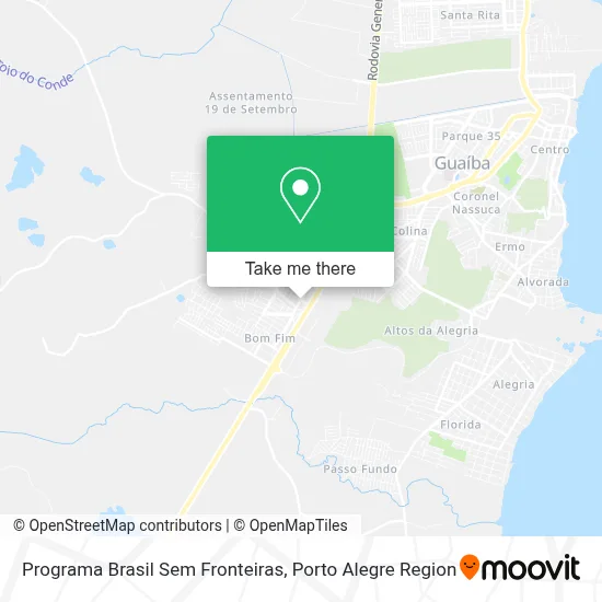 Programa Brasil Sem Fronteiras map