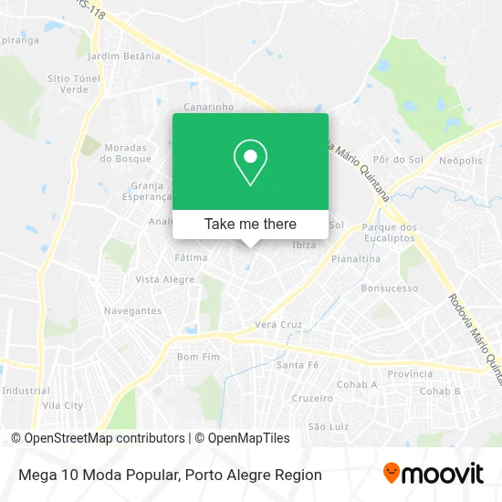 Mega 10 Moda Popular map