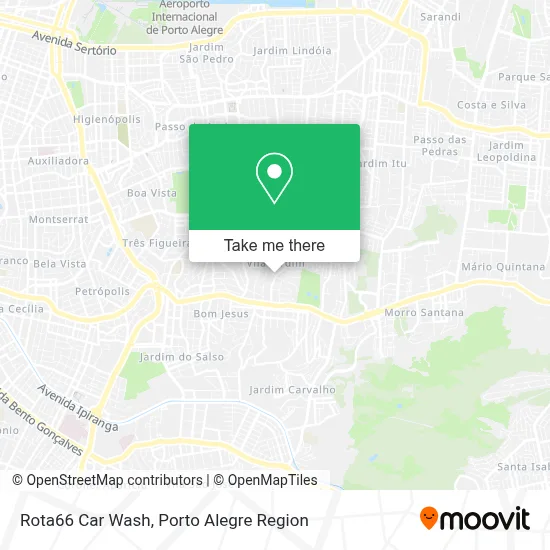 Rota66 Car Wash map