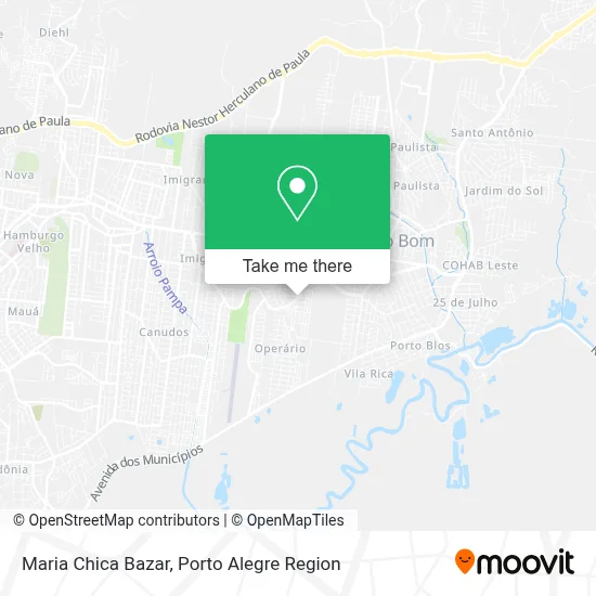 Maria Chica Bazar map