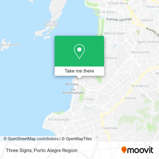 Three Signs map